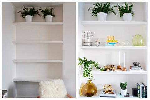 How To Style Your Shelves