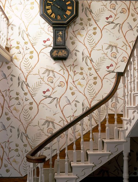 Wallpaper Ideas For Stairs And Landing / 20 Hallway Stairs And Landing Ideas Fifi Mcgee Interiors Renovation Blog / Marble contact wallpaper in marmi white by burke decor.