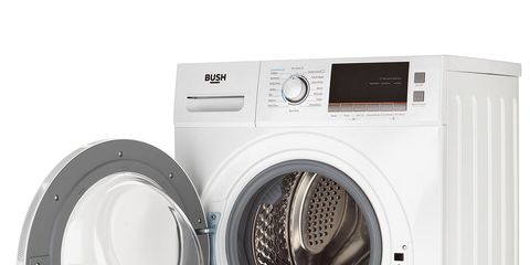 Product, Washing machine, Major appliance, Clothes dryer, Photograph, White, Line, Light, Circle, Metal, 