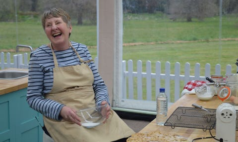 Val’s leaving speech on Great British Bake Off during pastry week