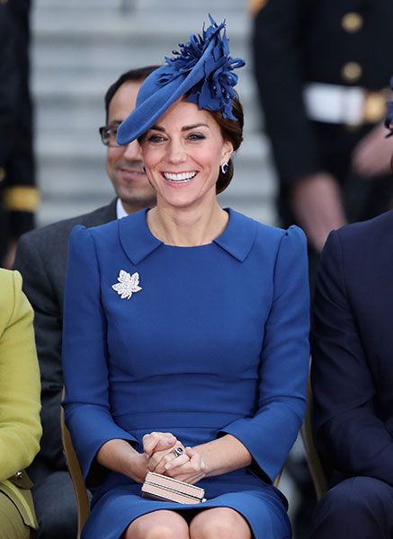 kate middleton blue fascinator