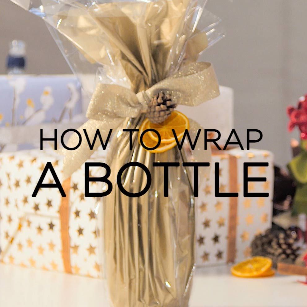 gift wrap bottle