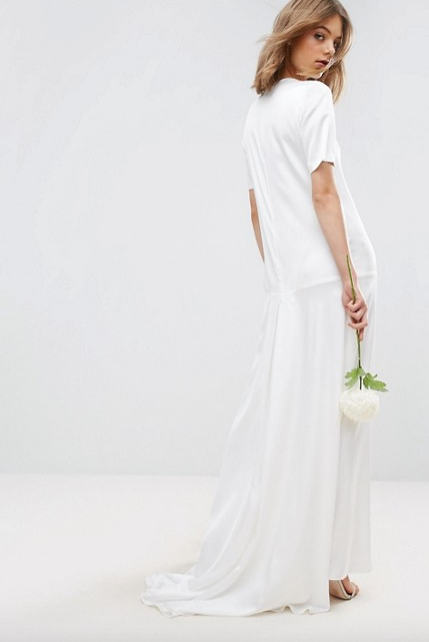 t shirt wedding dress