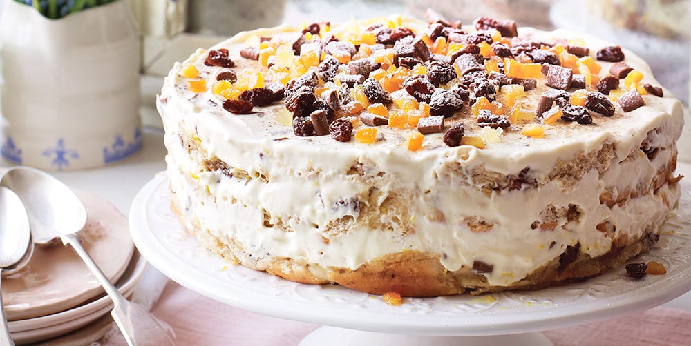 Hot cross bun recipe: Hot cross bun layer cake