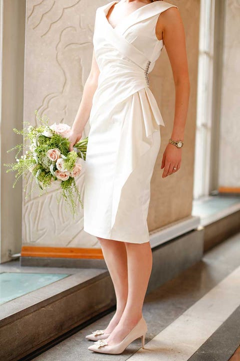 Clothing, Dress, Fashion model, White, Shoulder, Bridal party dress, Bridal clothing, Wedding dress, Gown, Knee, Clothing, Dress, Fashion model, White, Shoulder, Bridal party dress, Bridal clothing, Wedding dress, Gown, Knee,