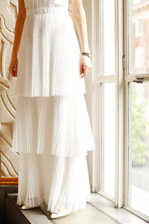 Clothing, Dress, Gown, Wedding dress, White, Bridal clothing, Bridal party dress, Shoulder, Bride, Formal wear, Clothing, Dress, Gown, Wedding dress, White, Bridal clothing, Bridal party dress, Shoulder, Bride, Formal wear,