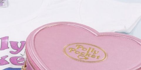 Pink, Coin purse, Box, Bag, Heart, Fashion accessory, Handbag, Magenta, 
