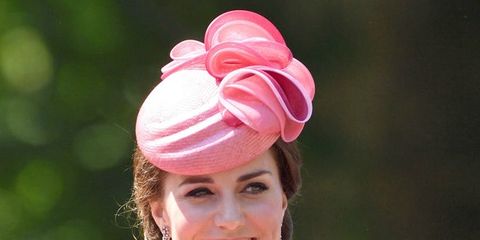Mouth, Lip, Happy, Pink, Facial expression, Headgear, Tooth, Pleased, Hair accessory, Costume accessory, 