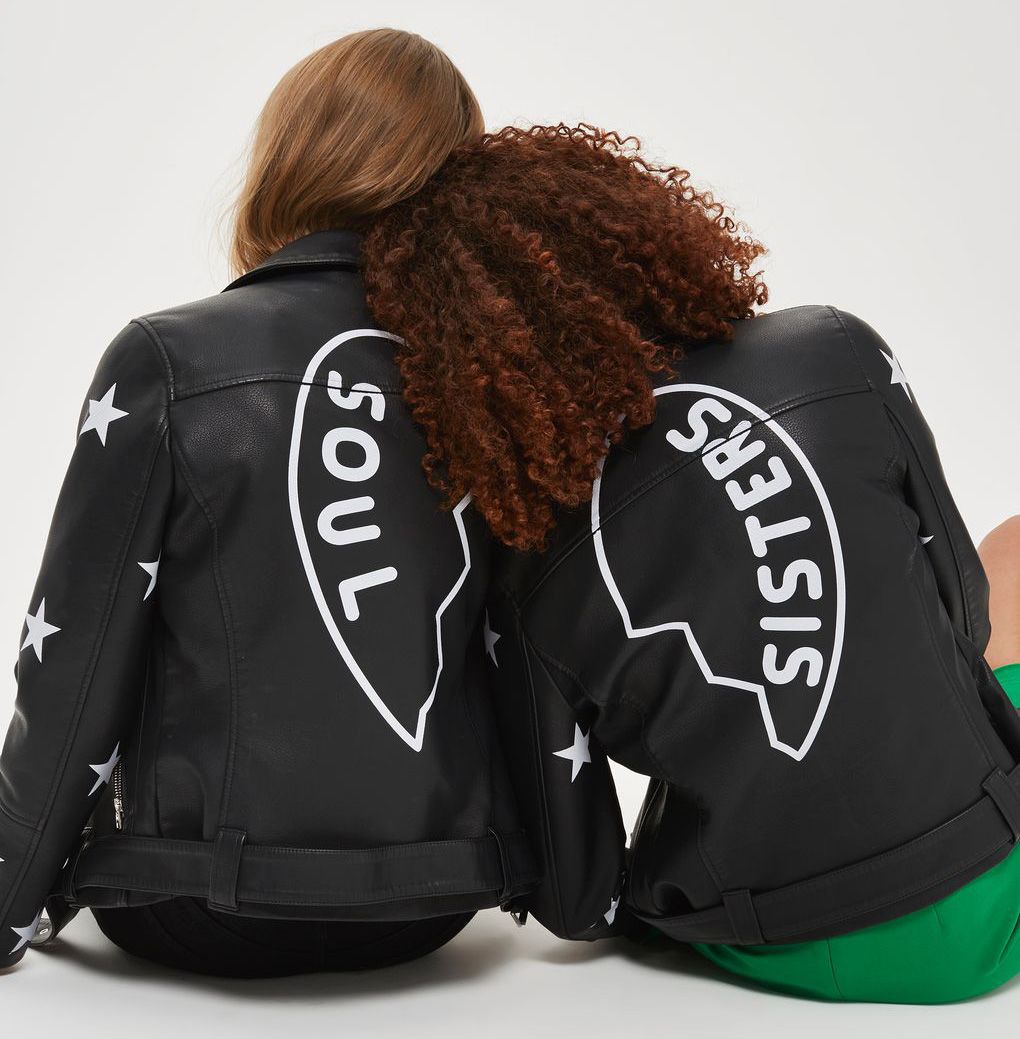 Topshop Soul Sisters faux leather jackets