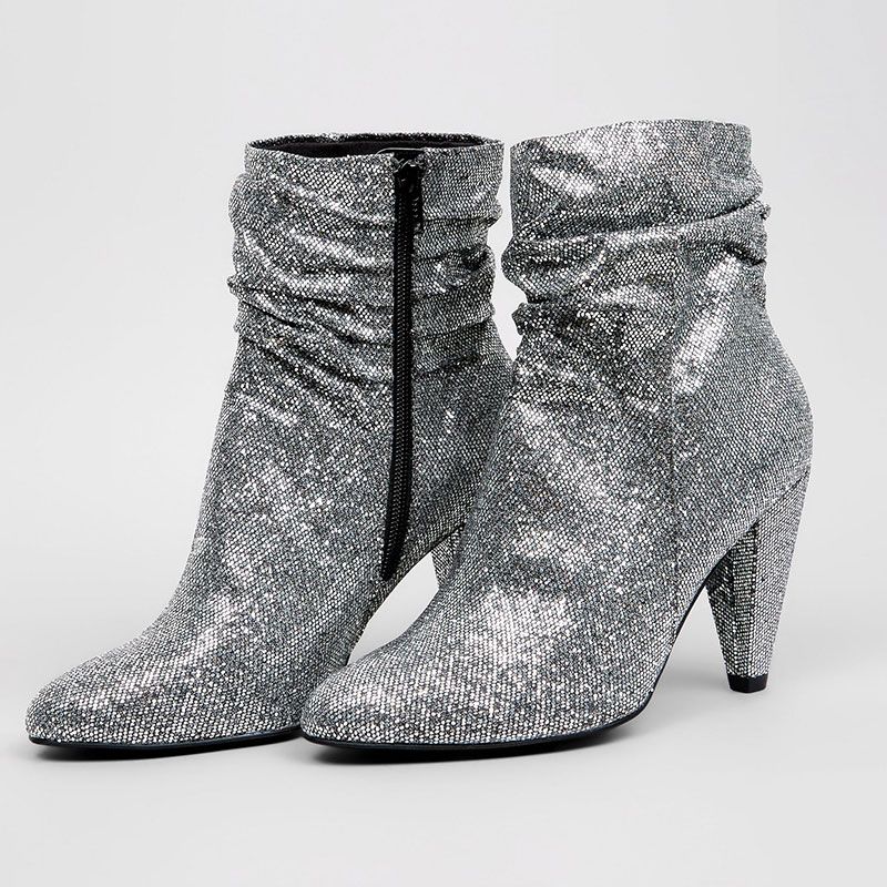 new look silver boots