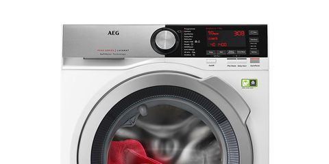 Washing machine, Major appliance, Home appliance, Clothes dryer, Red, Washing, Laundry, 