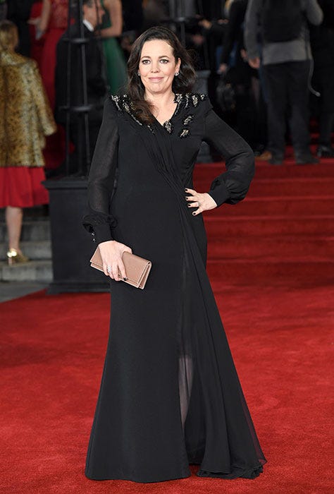 Olivia Colman wore the perfect evening dress on the red carpet