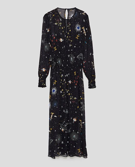 zara constellation dress