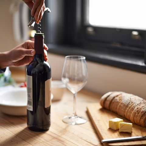 Image result for open bottle of red wine