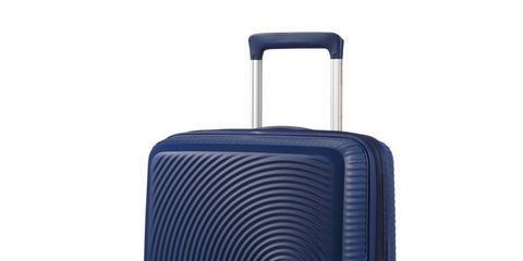 Suitcase, Hand luggage, Blue, Baggage, Cobalt blue, Bag, Rolling, Luggage and bags, Electric blue, Wheel, 