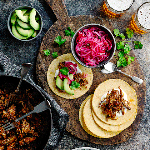dish, food, cuisine, ingredient, meal, produce, side dish, taco, cochinita pibil, appetizer,