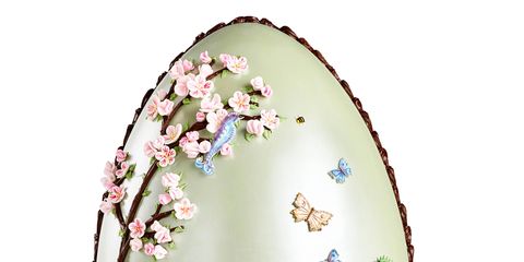 Easter egg, Egg, Easter, Egg, Porcelain, Ceramic, Serveware, Plant, Flower, Oval, 