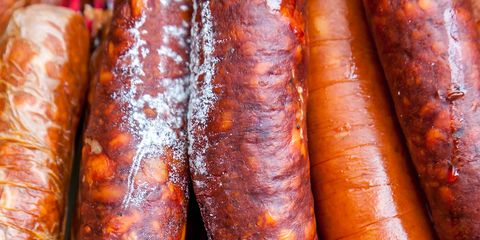 Sausage, Andouille, Italian sausage, Kielbasa, Cervelat, Knackwurst, Mettwurst, Longaniza, Thuringian sausage, Boerewors, 