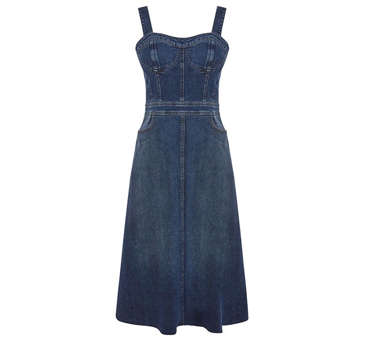 debenhams warehouse denim dress