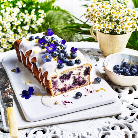 Blueberry And Lemon Loaf Cake Blueberry Cake