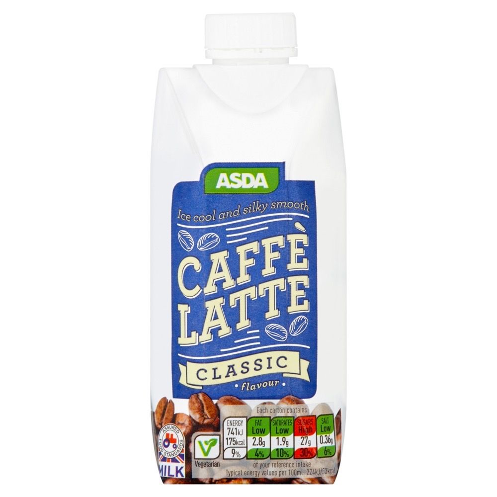 starbucks caffe latte asda