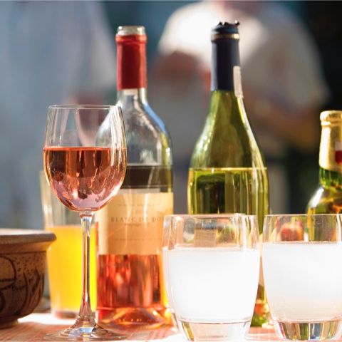 Bottle, Glass bottle, Wine bottle, Wine glass, Alcohol, Drink, Stemware, Alcoholic beverage, Wine, Glass, 