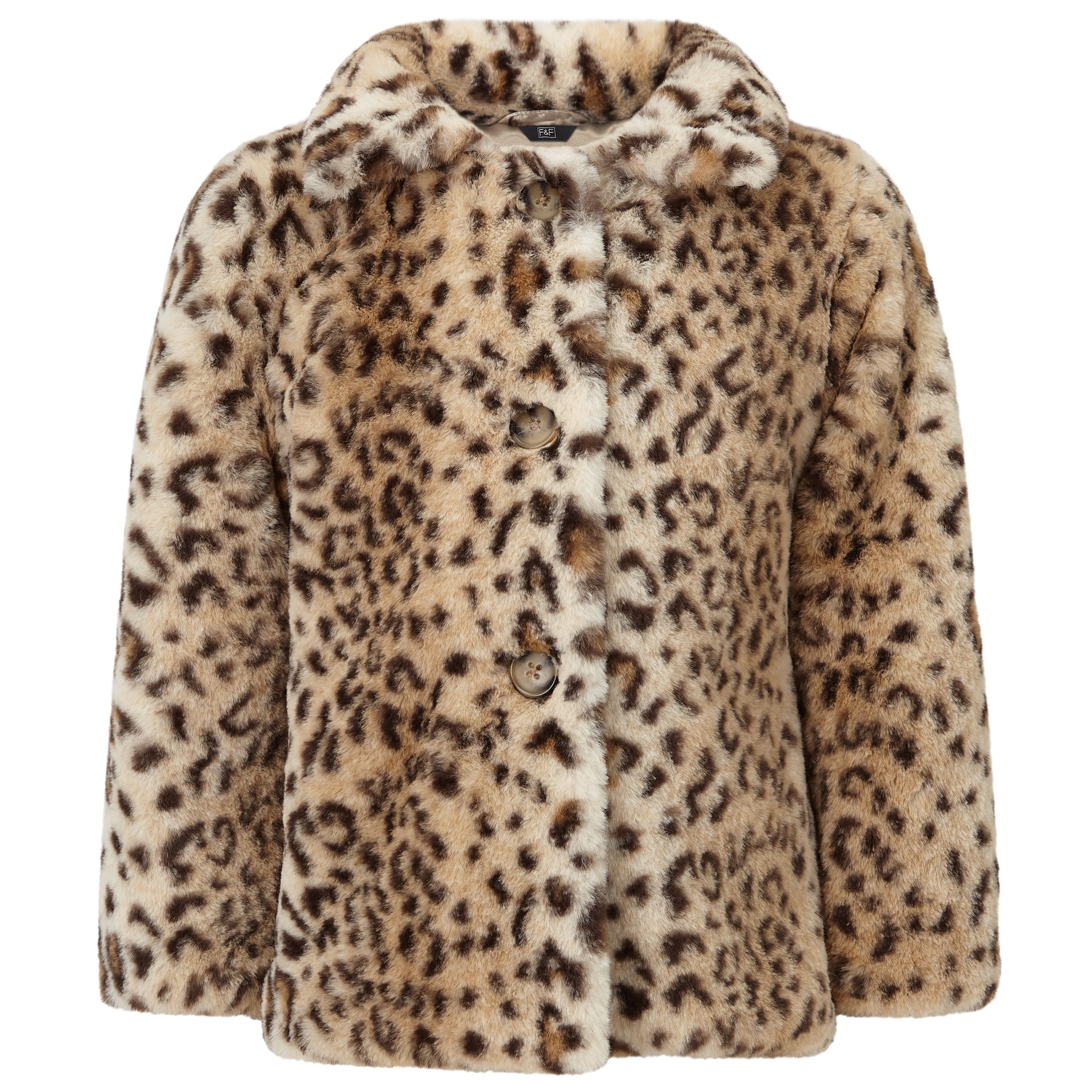 leopard print kids coat