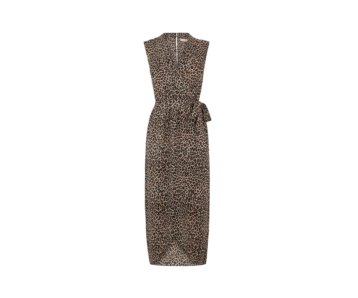 oasis green animal print dress