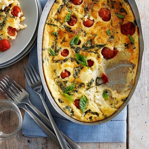 Cherry Tomato Clafoutis