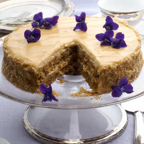 Cappuccino Walnut Cake