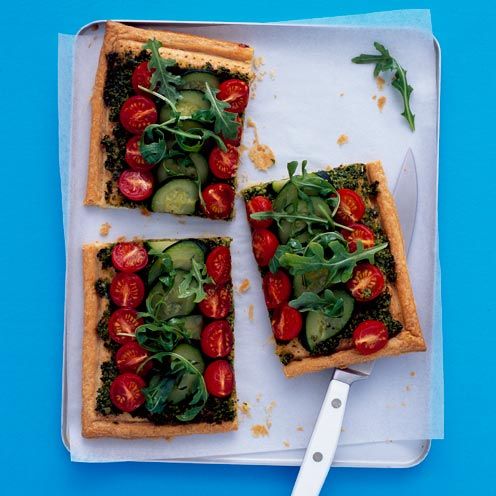 Courgette And Tomato Tart