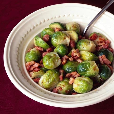 best christmas side dishes maple and bacon brussels sprouts