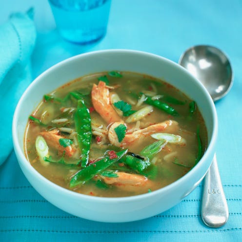 Hot and sour turkey soup