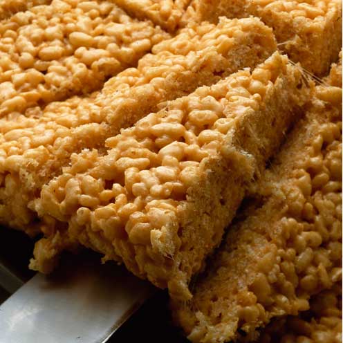 Sticky Toffee Rice Krispie Crunchies