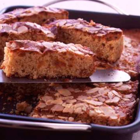 Apricot and almond tray bake