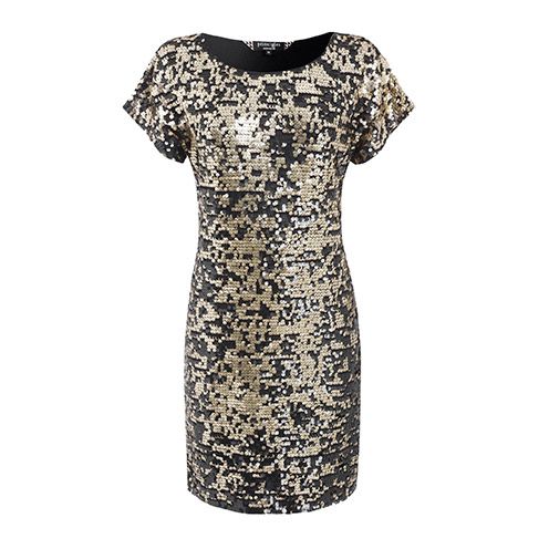 principles bronze sequin dress