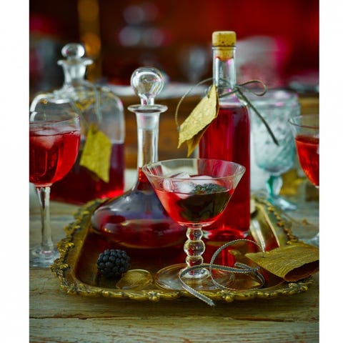 best christmas cocktail recipes spiced blackberry gin recipe