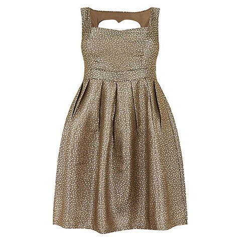 Dress, Textile, One-piece garment, Style, Pattern, Day dress, Fashion, Beige, Fashion design, Pattern, 