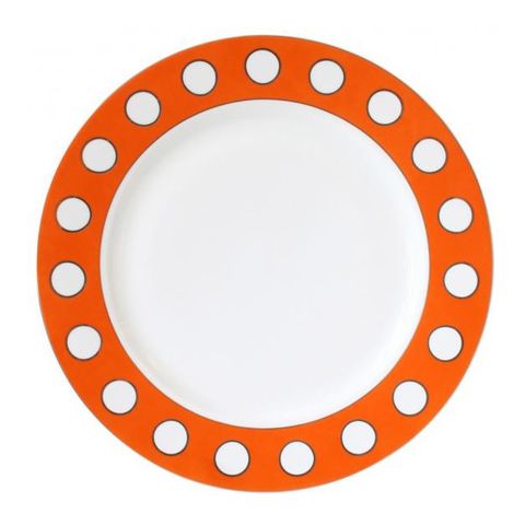 Dishware, Pattern, Circle, Orange, Serveware, Oval, Coquelicot, 