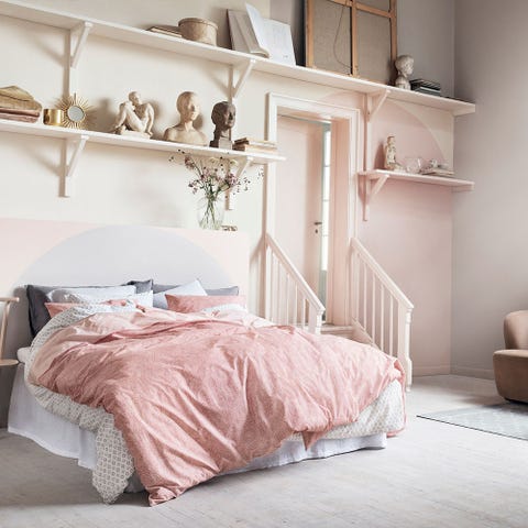 12 pink and grey bedroom ideas - pink and grey bedroom colour decor