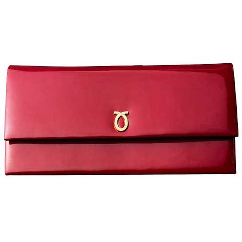 Red, Rectangle, Maroon, Coquelicot, Leather, Zipper, Coin purse, 