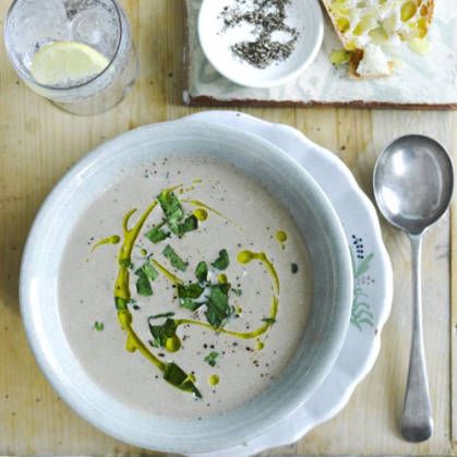 best winter soup recipes mushroom, walnut and chestnut soup