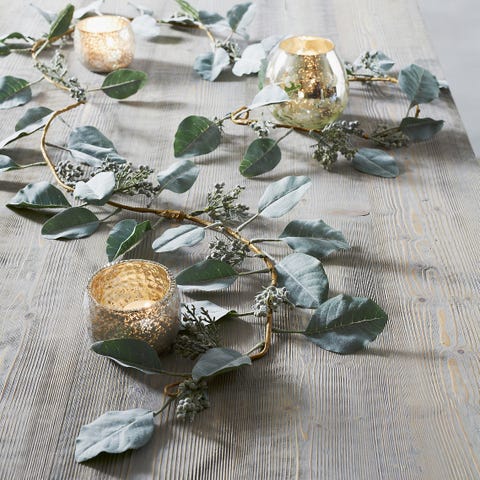 Branch, Leaf, Flower, Twig, Plant, Fashion accessory, Table, Floral design, Beige, Jewellery, 