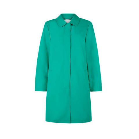Green, Collar, Sleeve, Textile, Outerwear, Coat, Teal, Turquoise, Aqua, Fashion, 