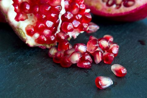 Pomegranate, Food, Red, Fruit, Superfood, Plant, Pink peppercorn, Produce, Berry, 