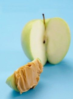 Yellow, Food, Fruit, Produce, Natural foods, Apple, Sweetness, Granny smith, Vegan nutrition, Peach, 