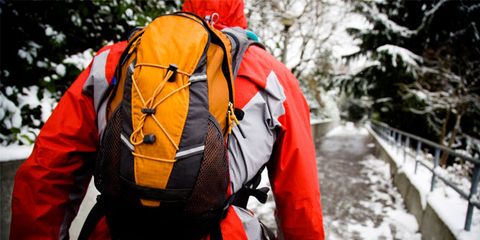 Winter, Personal protective equipment, Bag, Lifejacket, Freezing, Lifejacket, Luggage and bags, Adventure, Backpack, Snow, 