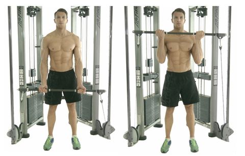 Shoulder, Standing, Arm, Leg, Human leg, Exercise equipment, Joint, Chest, Muscle, Physical fitness, 
