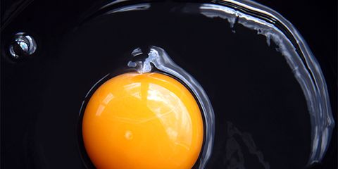 Egg yolk, Amber, Orange, Ingredient, Egg, Circle, Egg white, Still life photography, Egg, Breakfast, 