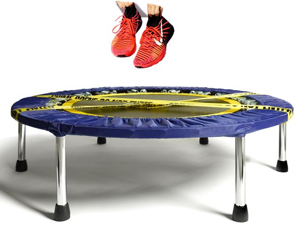running trampoline